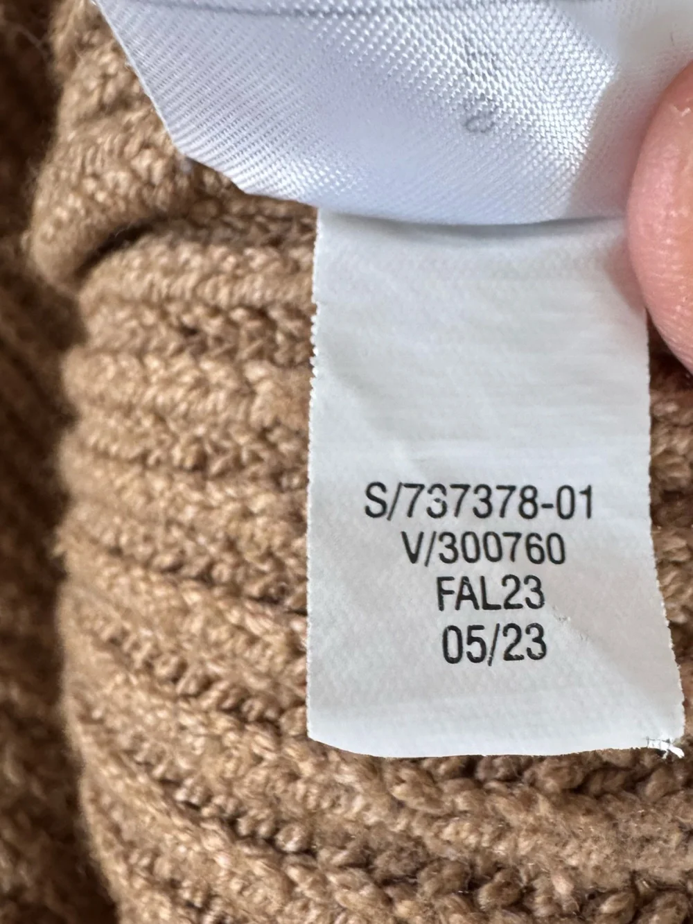 Banana Republic Factory Ribbed Sweater Vest  Sleeveless Knit Shell Camel tan